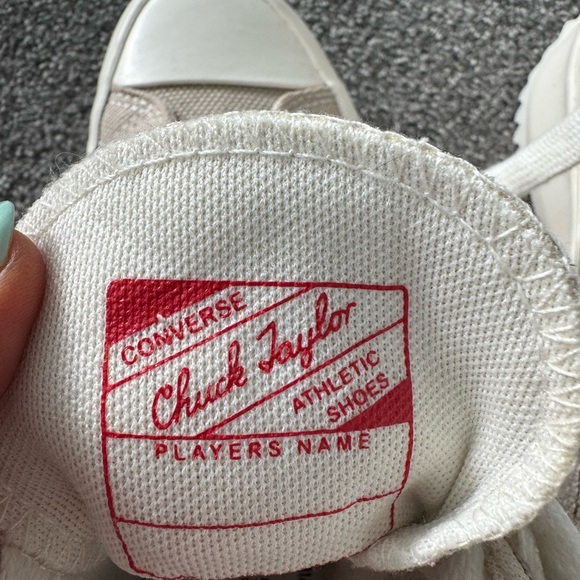 Chuck Taylor Converse All Stars High-Top Platform Sneakers Size 6.5 - Picture 4 of 13